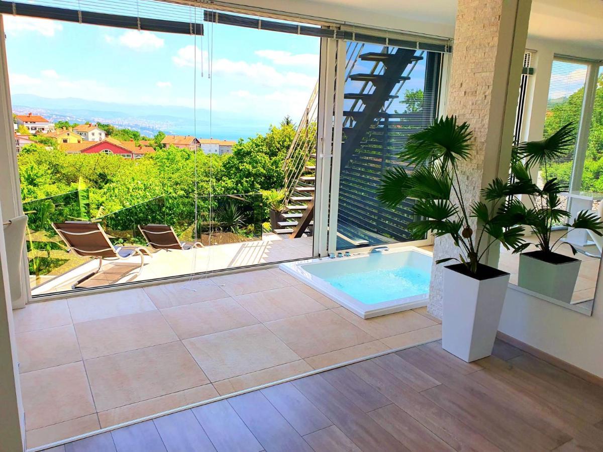 Penthouse Jacuzzi & Pool Apartmants Opatija Exterior foto
